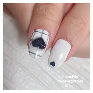 ミディアム ネイル 🐾enen style 🐾のネイルデザイン