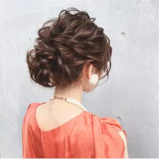 セミロング カラー パーマ ヘアアレンジ キッズ ネイル マツエク・マツパ premier modelsのヘアスタイル