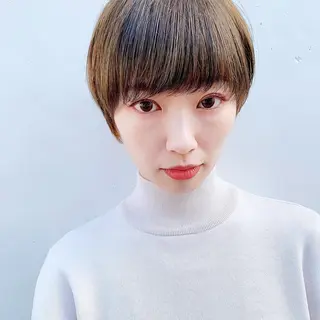 ショート カラー 中川 竜誠のヘアスタイル