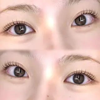 マツエク・マツパ ☘️Moe☘️骨格・ まぶた似合わせパーマのマツエク・マツパデザイン