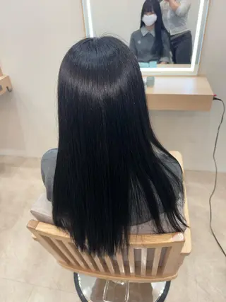 カラー 阿部 柚月のヘアスタイル
