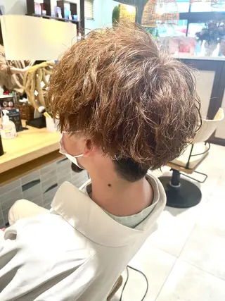 パーマ メンズ 高木 櫻のヘアスタイル
