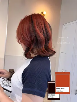 ミディアム カラー なぎ🌿.∘[ボブ, ニュアンスカラー]のヘアスタイル