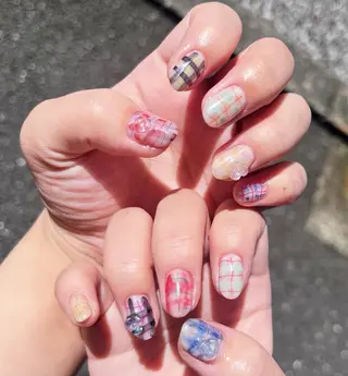 ネイル nail poppo フィルイン推奨🕊️のネイルデザイン