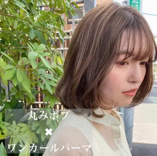 ミディアム 韓国風/髪質改善/ ナガヤアキラのヘアスタイル