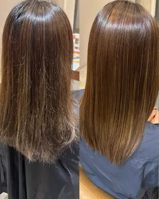 ロング 藤田 久美子のヘアスタイル