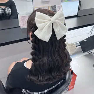 セミロング ヘアアレンジ MILD by 17 秋葉原 ‪♡みづき♡のヘアスタイル