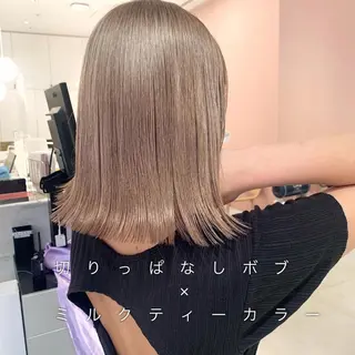 ミディアム カラー レイヤー専門家 ダブルカラー修のヘアスタイル
