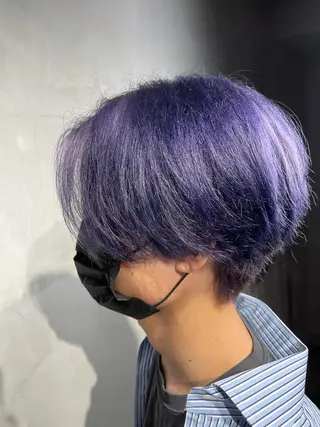 ショート メンズパーマ 工藤勇也のヘアスタイル