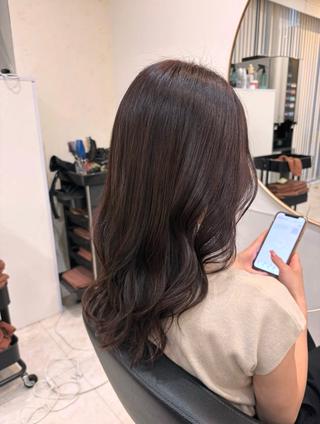 ミディアム カラー 天王寺/透明感カラー kousukeのヘアスタイル