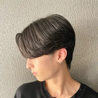 ショート カラー パーマ ヘアアレンジ メンズ 亀井隆汰/メンズ専門 パーマ/フェード可のヘアスタイル