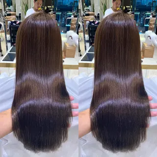 セミロング カラー 渋谷レイヤーカット❌ 縮毛矯正専門/武田涼のヘアスタイル