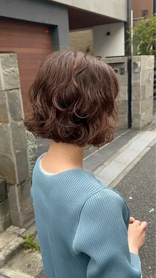 ショート パーマ フレンチボブパーマ Yuukiのヘアスタイル