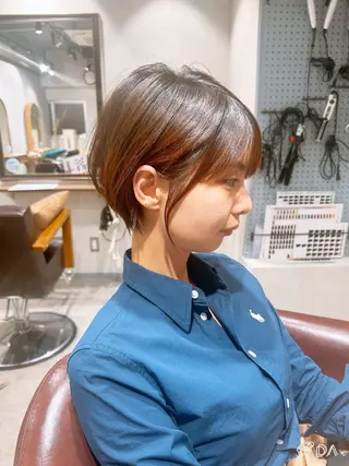 ショート 髪質改善✨ストレート オグ✂️/ショートのヘアスタイル