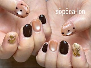 ミディアム sopocalon 烏丸店 市原のネイルデザイン