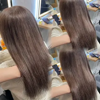 ロング カラー ヘアアレンジ 透明感カラー/推しカ ラー☁️JURAのヘアスタイル