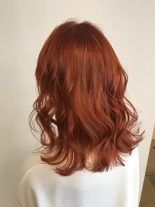 ミディアム カラー デザインカラー🌈 高木リョウのヘアスタイル