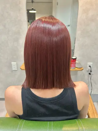 ミディアム カラー 石井 佑樹のヘアスタイル