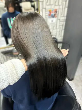 ロング 北村 理奈のヘアスタイル