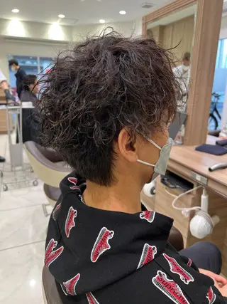 パーマ メンズ 田代 祐太のヘアスタイル