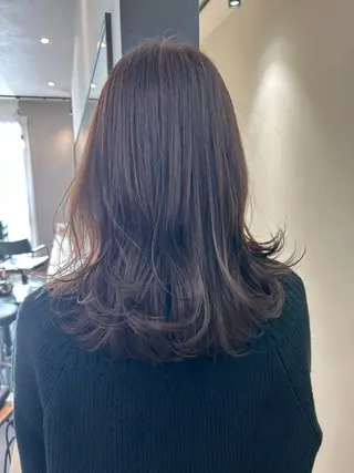 ロング カラー hubhair レイヤー/透明感のヘアスタイル