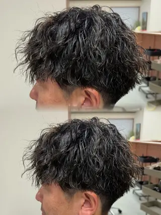メンズ 縮毛矯正モデル募集中 SORAのヘアスタイル