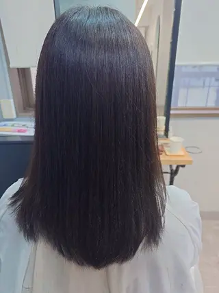 セミロング 髪質改善・絹髪縮毛 矯正・TSUDAのヘアスタイル