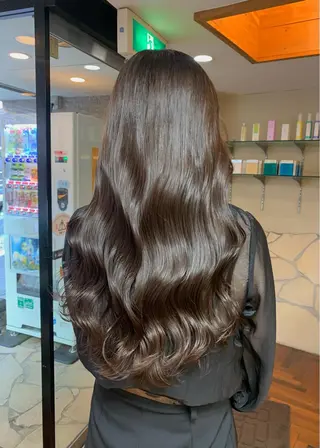 ロング カラー 矢野 晃平のヘアスタイル