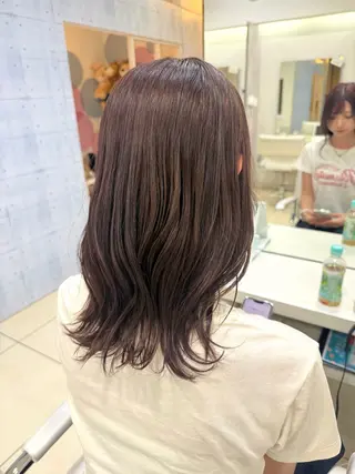セミロング カラー 🤎ベージュカラー/ 髪質改善/山岸🤎のヘアスタイル