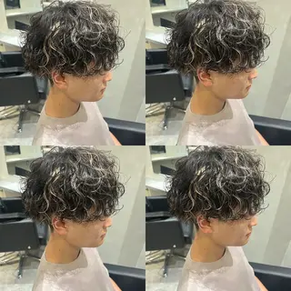 カラー パーマ メンズ ✨美髪改善 特化✨ユウヤ🇰🇷のヘアスタイル