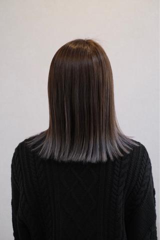 ミディアム カラー Day FRAME 濱本 音桜のヘアスタイル