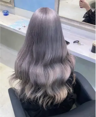 ロング カラー 透明感カラー🎀 みゆうのヘアスタイル