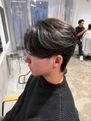 ミディアム パーマ メンズ メンズカットパーマ ✂️ JOYAのヘアスタイル