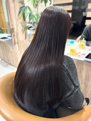 ロング カラー ヘアアレンジ イメチェンレイヤー/ 縮毛矯正/菅野恭平のヘアスタイル