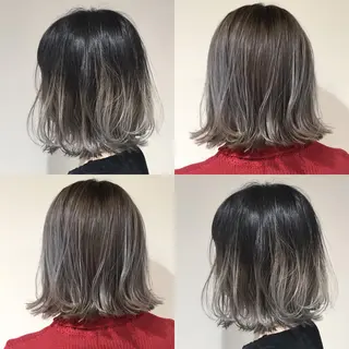 ショート カラー 髪質改善カラー韓国風 レイヤーtudaのヘアスタイル