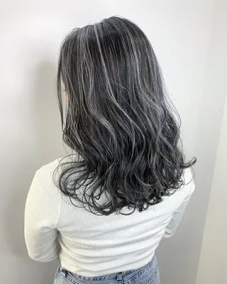 セミロング カラー 赤み消しカラー /美 髪☘️Reika☘️のヘアスタイル