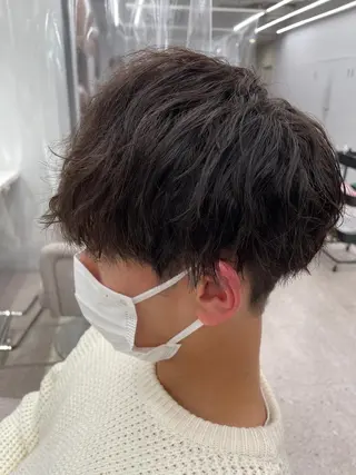パーマ メンズ 京都河原町 メンズパーマ助川龍哉のヘアスタイル