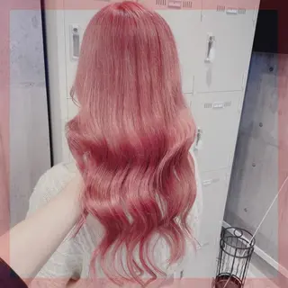 ロング カラー ヘアアレンジ メンズ キッズ ブリーチの髪様 MASATOのヘアスタイル