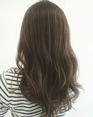 ロング カラー 山形 光輪子のヘアスタイル