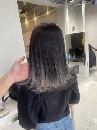 ミディアム カラー 宮嶋 蓮のヘアスタイル