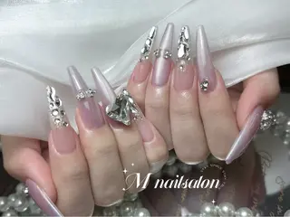 ネイル M🌷nail 長さだし専門店のネイルデザイン