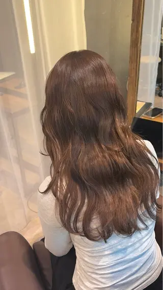 ロング 山本 夏樹のヘアスタイル