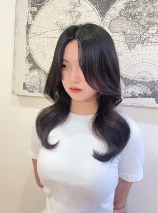 ミディアム 仲間 楓のヘアスタイル