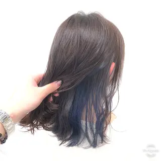 ミディアム カラー ヘアアレンジ 当日予約⭕️ JUNYAのヘアスタイル