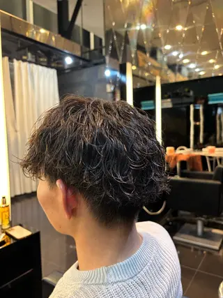 パーマ メンズ 【メンズ限定】原 唯登のヘアスタイル