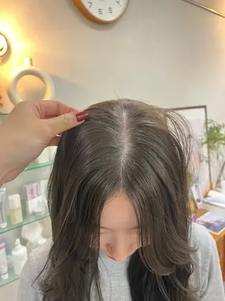 カラー 似合わせ艶感カラー/ オリーブ/チカ🎀のヘアスタイル