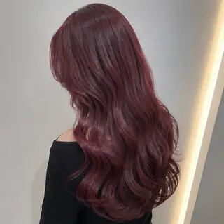 ロング カラー 🍒モテ暖色カラー × うる艶✧ ゆなのヘアスタイル