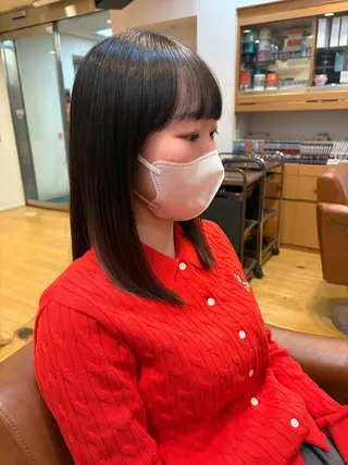 ミディアム igrek田口 響希のヘアスタイル