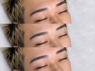 アイブロウ 韓国風束感マツエク まつパ akane♡のマツエク・マツパデザイン