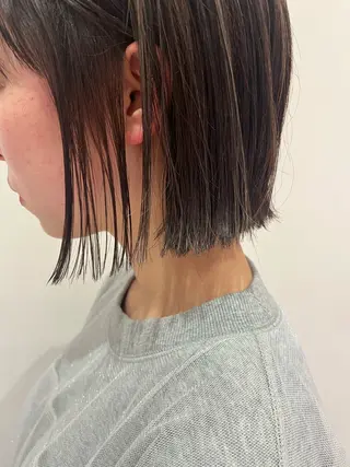 ショート カラー ramphy 柴原 夢奈のヘアスタイル